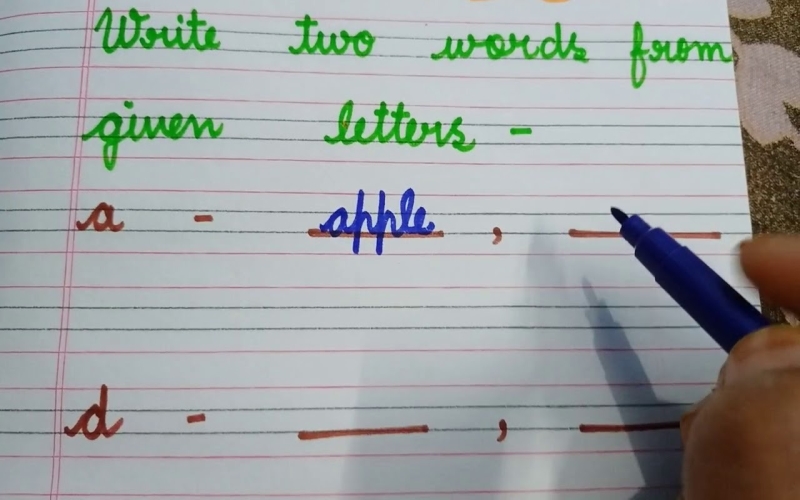 Make Words From Given Letters