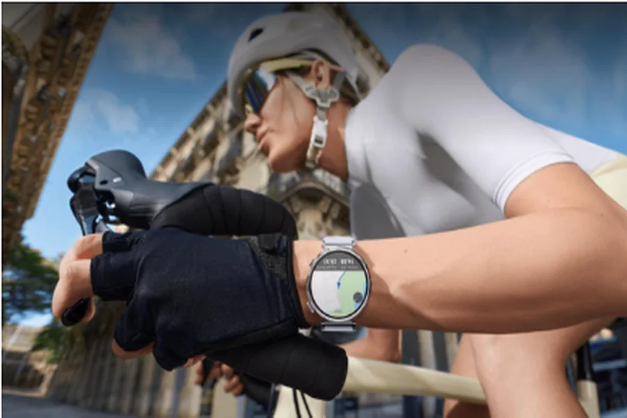Smartwatch While Cycling